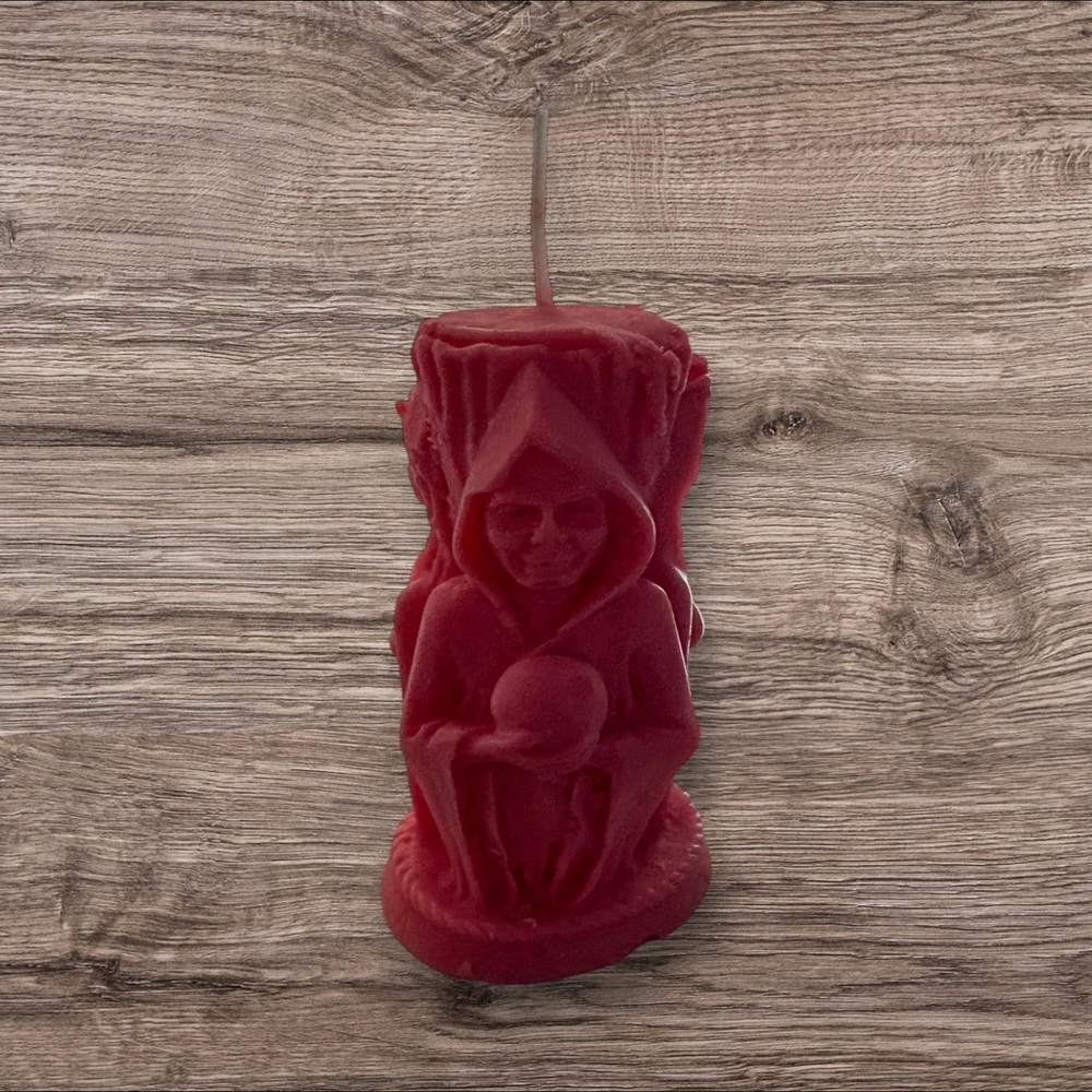 Hecate triple moon  goddess handmade Candle